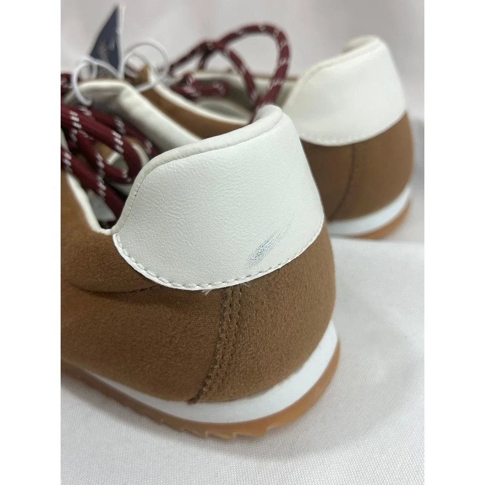 Universal Thread Womens Brown Faux Suede Sneakers Gum‎ Sole Size 10 NEW